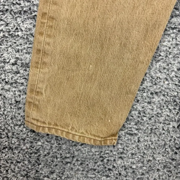 Vintage Levis 501 XX Jeans Mens 34x32 Brown Denim Button Fly Straight Leg Y2K - Picture 6 of 16